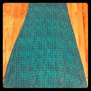 Maxi Long Teal Skirt by LuLaRoe